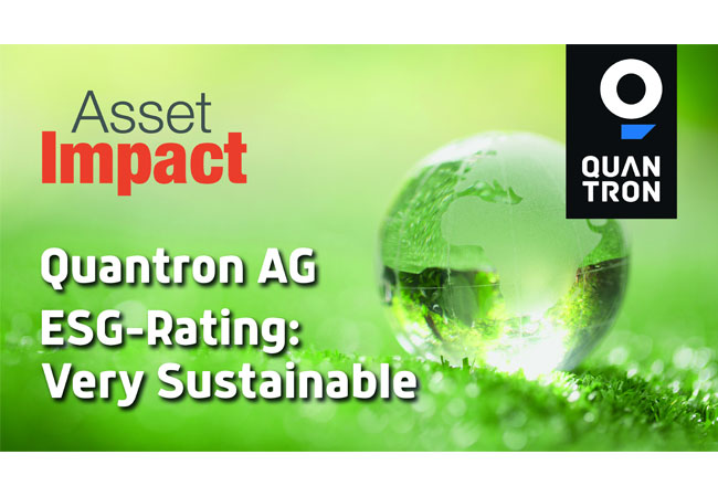 PB: Systemanbieter Quantron AG mit hohem ESG-Rating und dem Prädikat „sehr nachhaltig“ ausgezeichnet