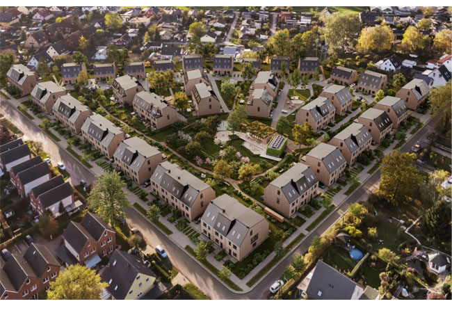 PB: Visualisierung des Quartiers von oben (Quelle: INCEPT GmbH)