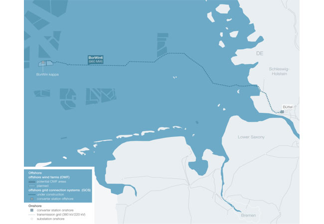 PB: TenneT vergibt Land- und Seestation im Netzanbindungsprojekt BorWin6 an internationales Konsortium