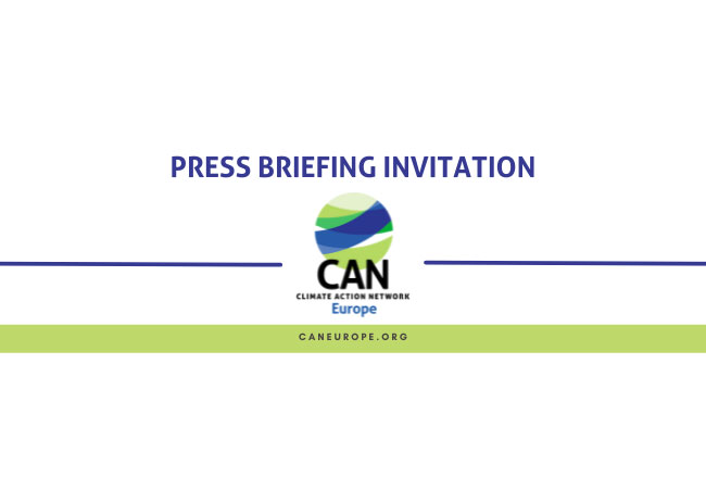 Press Briefing Invitation Media CAN Europe