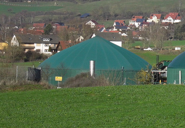 PB: Eine Biogasanlage in Dorf Alheim