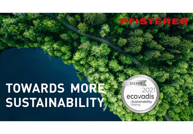 PB: Erfolg für mehr Nachhaltigkeit – PFISTERER erhält Silber-Status in der Bewertung von EcoVadis