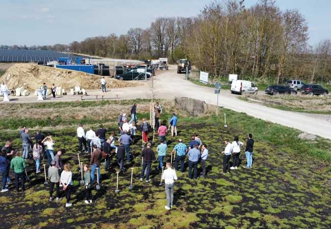PB: Spatenstich Solarpark Schornhof Bauabschnitt-Süd © Anumar