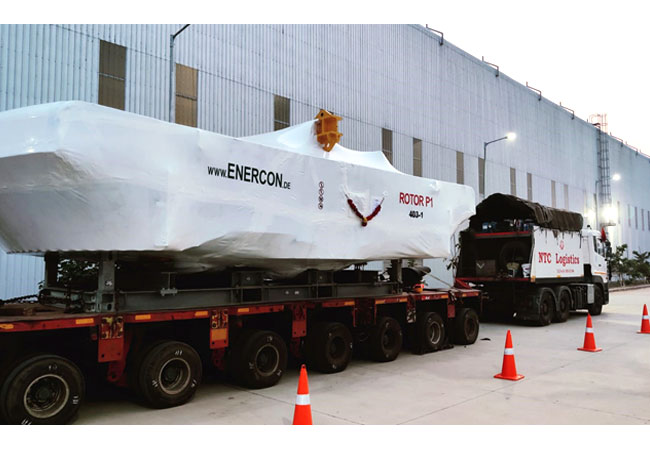 PB: Erster ENERCON-Generator verlässt Werk in Indien