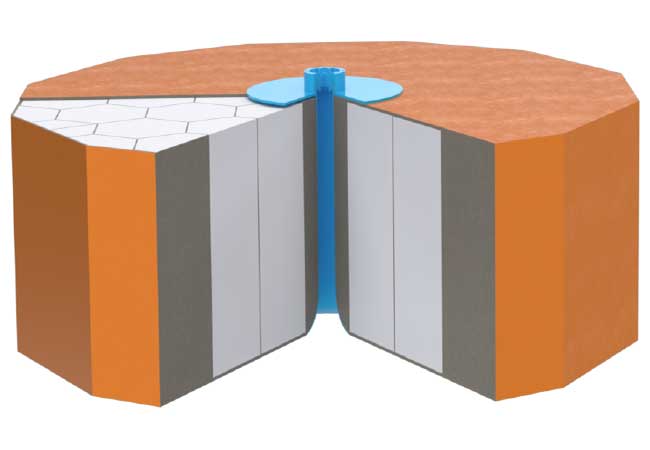 PB: Novel concrete InfinityWEC buoy at 400 m3and 120 ton / Neuartige Beton-InfinityWEC-Boje mit 400 m3 und 120 Tonnen
