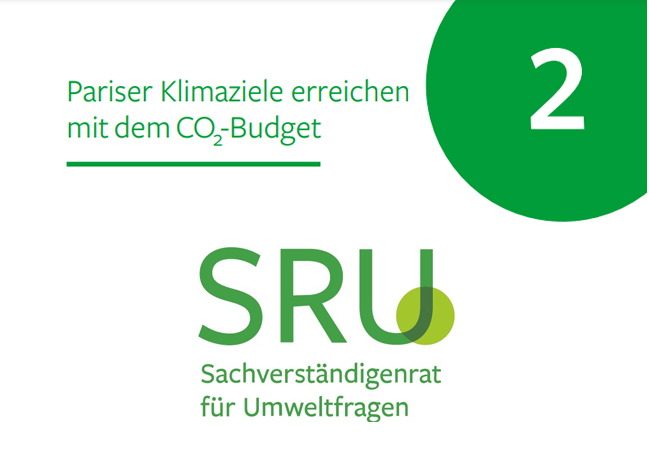 PB: Wie viel CO2 darf Deutschland maximal noch ausstoßen? Umweltrat aktualisiert CO2-Budget