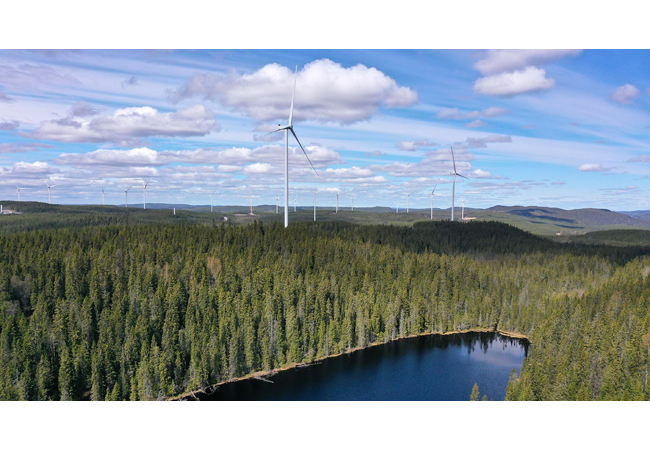 PB: Onshore-Windpark Nysäter / © RWE