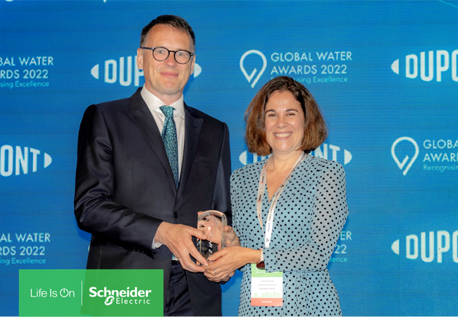 PB: Auszeichnung bei den Global Water Awards 2022: Schneider Electric ist Wassertechnologie-Unternehmen des Jahres