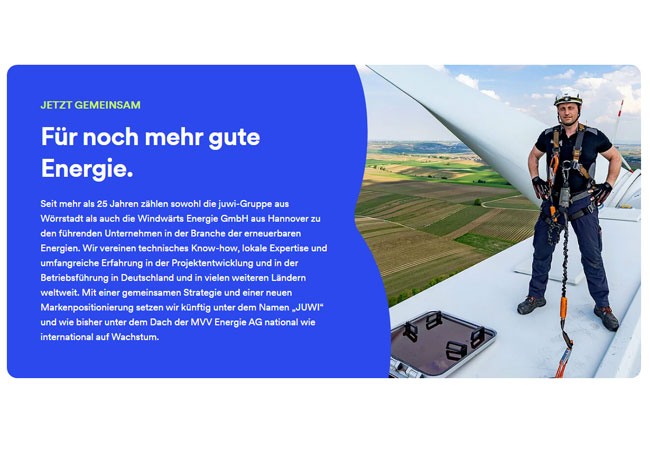 PB: JETZT GEMEINSAM Für noch mehr gute Energie.