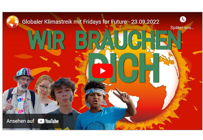 Videobild: fff Klimastreik Global