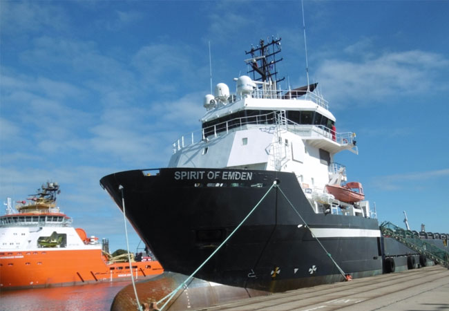 PB: Spirit of Emden / Picture by Marlow Offshore Germany GmbH & Co. KG