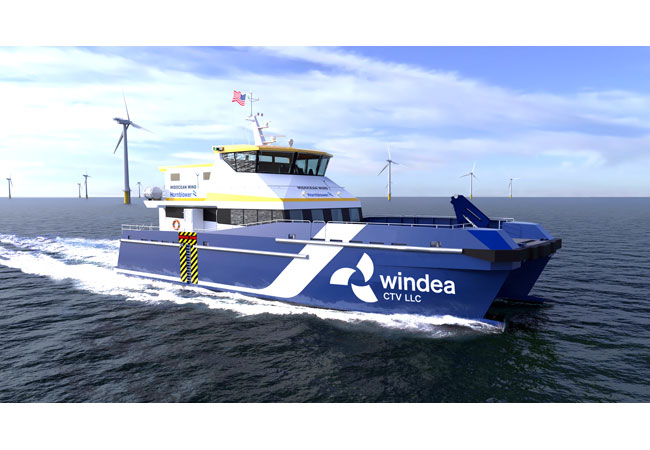 PB: Offshore-Wind-Industrie-Dienstleister bietet Spezialschiffe wie CTV LLC für dem US-Markt.