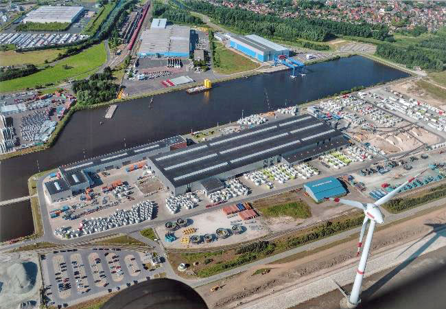 PB: Bettels Betonfertigteile / Werk Emden. Bildnachweis: Firmengruppe Max Bögl / Bettels Betonfertigteile