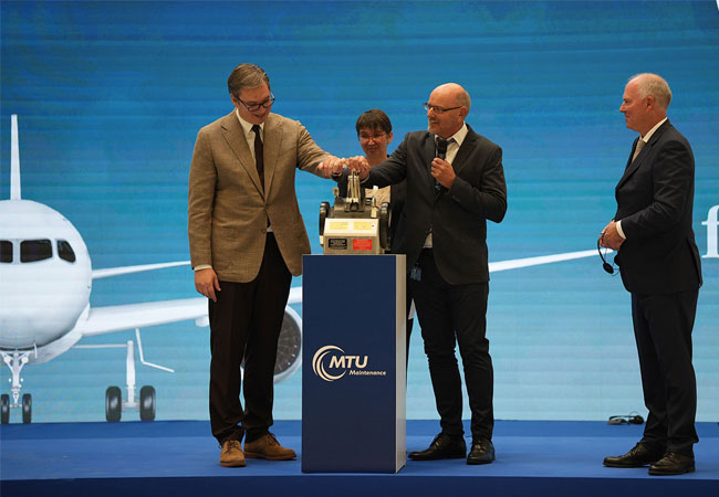 PB: 80 % Energiekosten eingespart: MTU Aero Engines AG eröffnet neuen MRO-Standort in Serbien