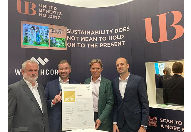 PB: Goldene Zukunft: ÖGNI verleiht INVESTER United Benefits auf Expo Real drei Nachhaltigkeitszertifikate