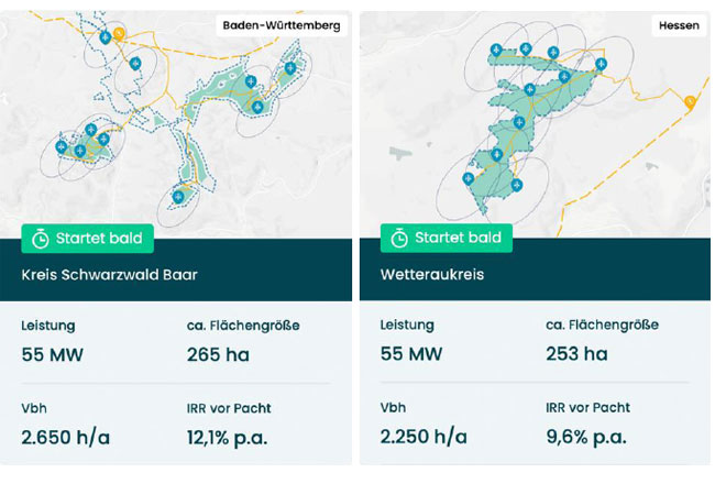 PB: Caeli Wind beginnt mit Flächenausschreibungen in Baden-Württemberg und Hessen