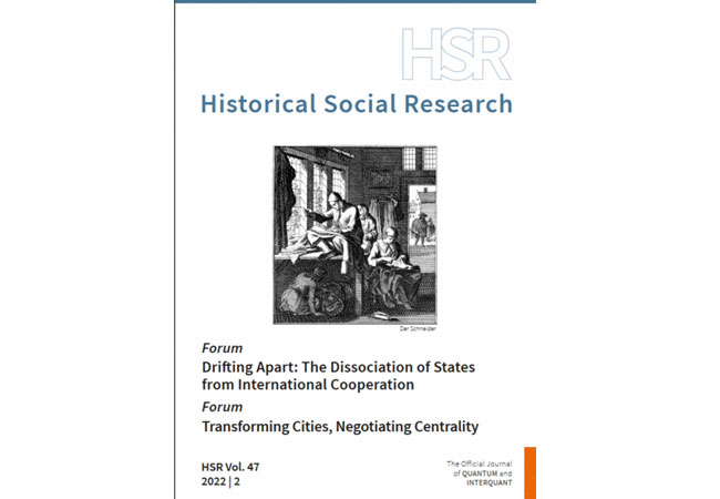 PB: HSR Forum – Drifting Apart: The Dissociation of States from International Cooperation and its Consequences. (Matthias Dembinski & Dirk Peters)