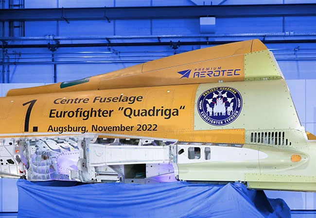 PB: Deutsche Luftwaffe erhält Quadriga-Eurofighter von Premium AEROTEC