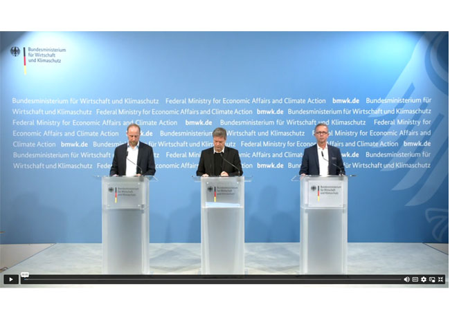 PB: Video: Gemeinsames Pressestatement nach Wärmepumpen-Gipfel von Bundesminister*in Habeck, BWP-Geschäftsführer Martin Sabel und BDH-Vorstandsmitglied Jan Brockmann / Quelle: PM: BMWK