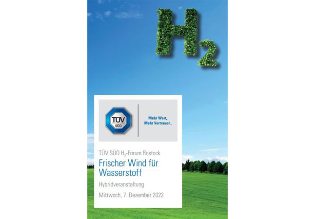 PB: Mit unseren H2-Foren haben wir ein Format etabliert, das ambitionierte Zielsetzungen aufgreift und mit Unternehmensberichten aus der Praxis verbindet / ©: TÜV SÜD