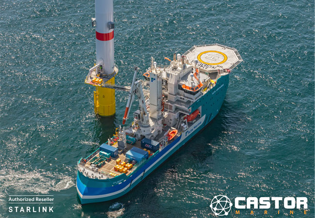 PB: Castor Marine stattet die Windflotte von Acta Marine mit Starlink-Konnektivität aus
