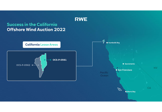 PB: RWE stärkt Offshore-Windportfolio in den USA durch Erfolg bei Offshore-Windauktion in Kalifornien