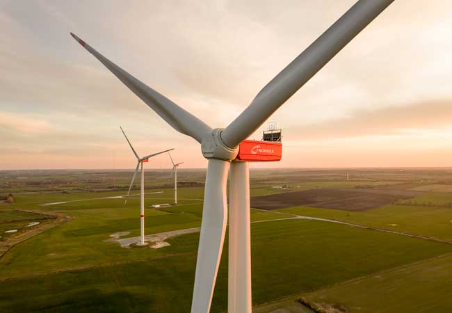 PB: Der enercity-Windpark Stemwede wird im Herbst 2023 in Betrieb gehen. / Bildrechte:enercity AGFotograf:U. Mertens