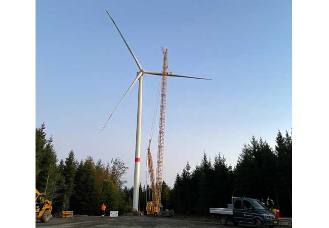 PB: Installation einer Windkraftanlage in Neuendorf