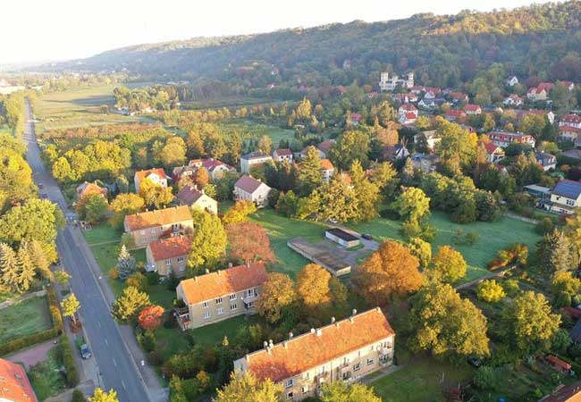 PB: Luftbild Quartier Pillnitz-Hosterwitz / WiD Wohnen in Dresden GmbH & Co. KG