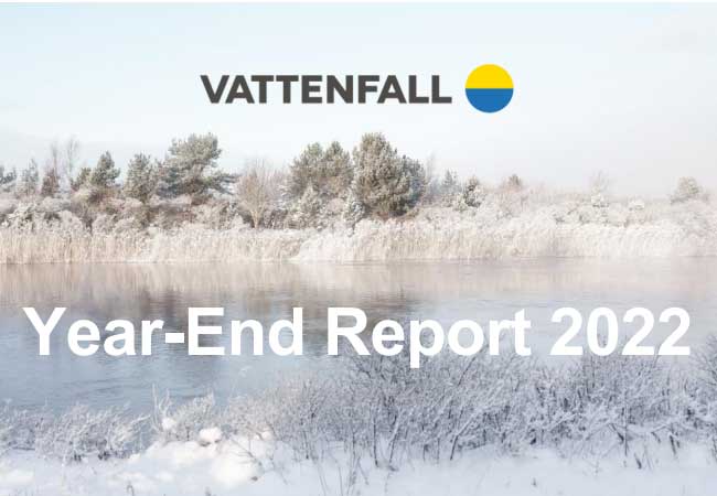 PB: Vattenfall veröffentlicht Bericht für 2022