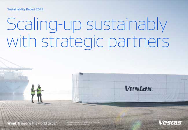 PB: The Vestas Sustainability Report 2022 