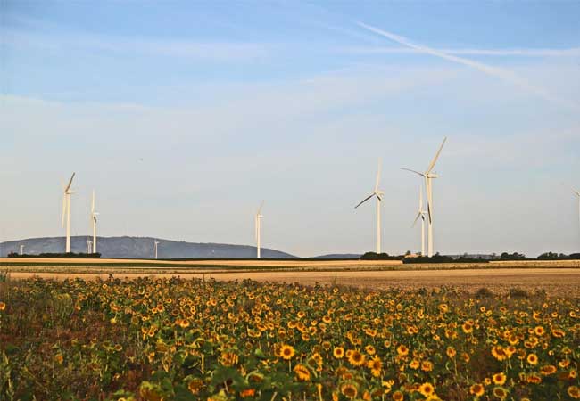 PB: Windenergieanlagen in Ober-Flörsheim/Rheinland-Pfalz / ©: Wi IPP