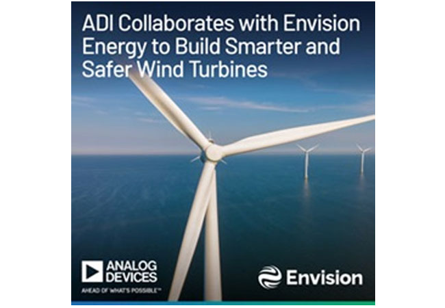 PB: Envision Energy nutzt MEMS-Sensortechnologie von Analog Devices für den Bau intelligenterer und sichererer Windkraftanlagen