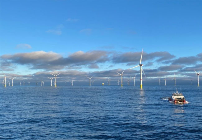 PB: Bundesminister*in Habeck eröffnet den Regelbetrieb vom RWE Offshore-Windpark Kaskasi / ©: RWE