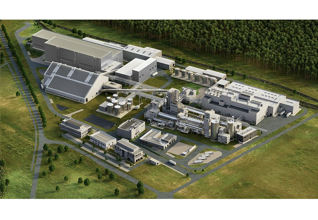 PB: Rock Tech Lithium - securing critical minerals with its first European lithium hydroxide conversion plant in Guben, Germany. It will start operation in 2025. (CNW Group/Rock Tech Lithium Inc.)