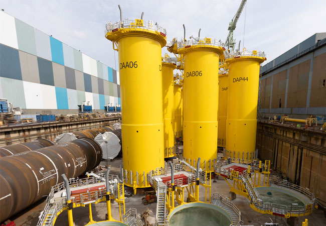 PB: Die Verkabelung großer Offshore-Windparks lässt sich um 50 Prozent beschleunigen - dank einer innovativen Idee von Niedax. / Quelle: Niedax GmbH & Co. KG