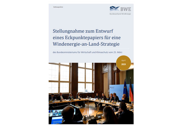 PB: BWE Stellungnahme zum 2. Windgipfel mit Habeck