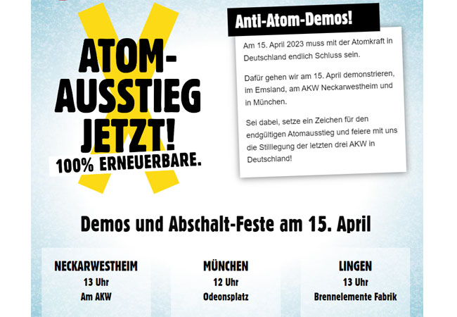 PB: Anti-Atom-Demos