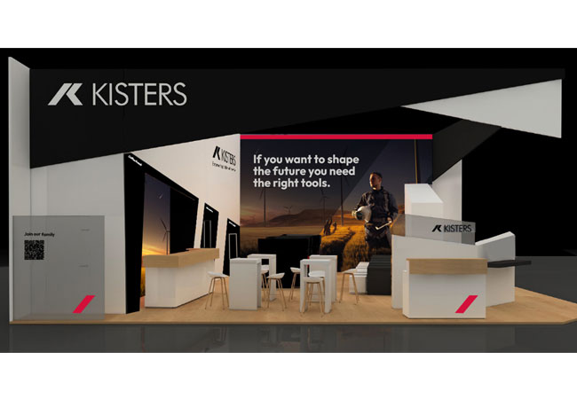 PB: KISTERS präsentiert seine IT-Lösungen für alle Marktrollen auf der E-world an Stand 1-440 im brandneuen Corporate Design. (Quelle: KISTERS AG)