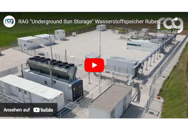 Videobild: RAG "Underground Sun Storage" Wasserstoffspeicher Rubensdorf - Deutsch | RAG Austria AG