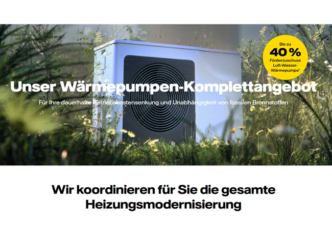 PB: Vattenfall macht neues Wärmepumpen-Komplettangebot