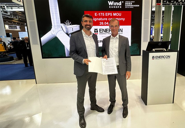 PB: WindEurope 2023: ENERCON und Enerjisa schließen Vorvertrag über 2 x E-175 EP5