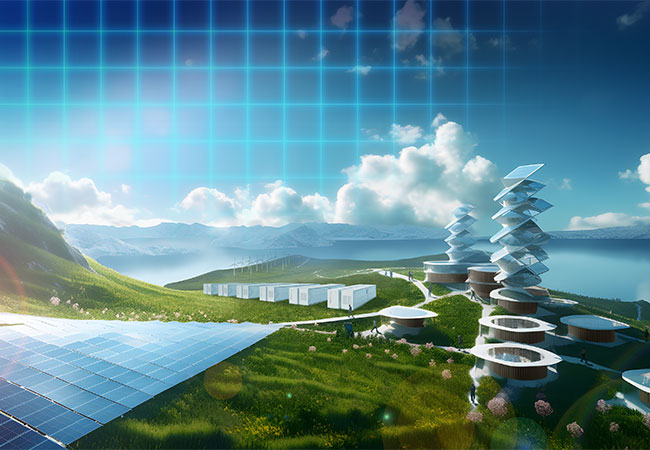 PB: Auf der Intersolar Europe 2023 wird Trina Solar alle Elemente seines Geschäfts im Rahmen seiner Vision einer Welt mit zukunftssicherer Energie zusammenführen und sein umfangreiches Sortiment an Modulen, Montagesystemen sowie große Energiespeichersysteme präsentieren. / ©: Trina Solar