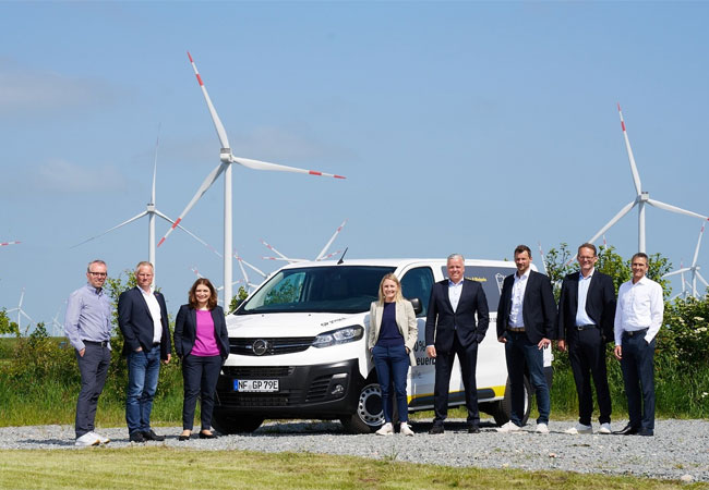 PB: Neuer Wasserstoff-Transporter von Opel für den mobilen Service von GP JOULE