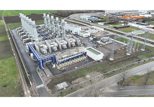 PB. Das 300-MW-Netzstabilitätskraftwerk Biblis von RWE mit Aeroderivative-Technologie von GE verbessert die Zuverlässigkeit der deutschen Stromversorgung