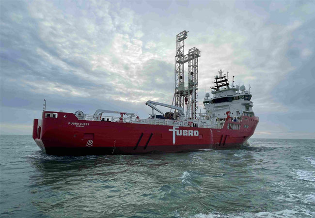 PB: Fugro Quest will be mobilised to complete the survey in the Bay of Biscay / Fugro Quest wird mobilisiert, um die Untersuchung im Golf von Biskaya abzuschließen