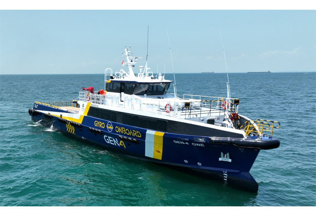 PB: Strategic Marine hat den VEEM-Kreisel in sein neuestes Design für schnelle Mannschaftstransferschiffe integriert und vermarktet dies als Alleinstellungsmerkmal für sein Produkt, das Offshore-Energiebetreibern überlegene Wirtschaftlichkeit bietet.
