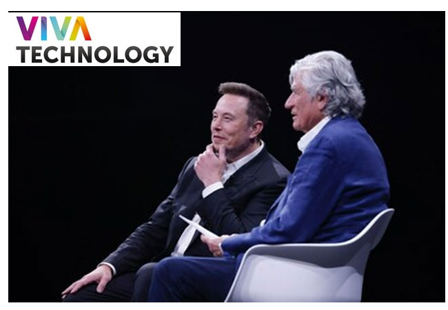 PB: Eines der größten Highlights dieses Jahres war das Gespräch von Elon Musk mit Maurice Lévy / ©: Viva Technology