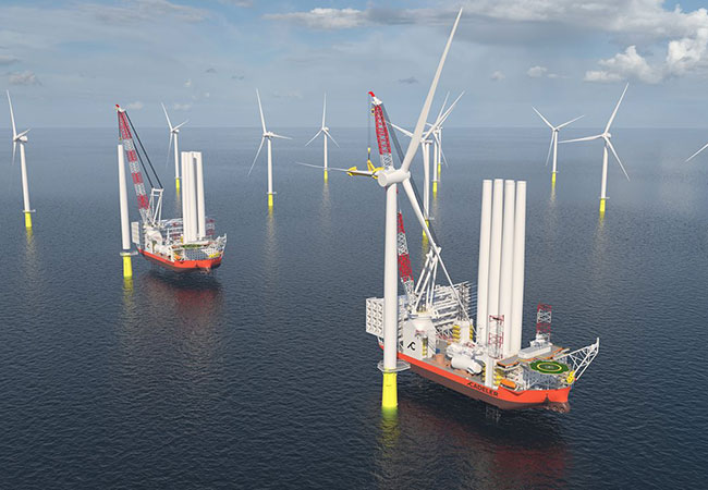 PB: Rendering of Cadeler's two upcoming X-class vessels