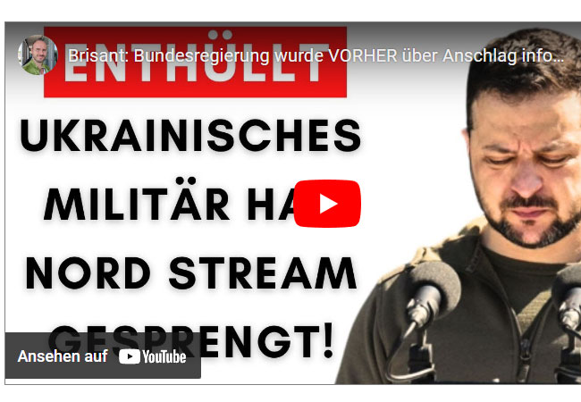 Videobild: Nord-Stream-Anschlag
